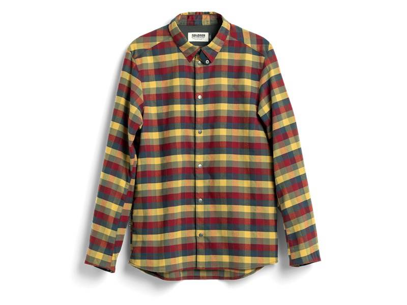 S/F RIDER'S FLANNEL SHIRT LS HERR - MULTI FLAG CHECK (M)