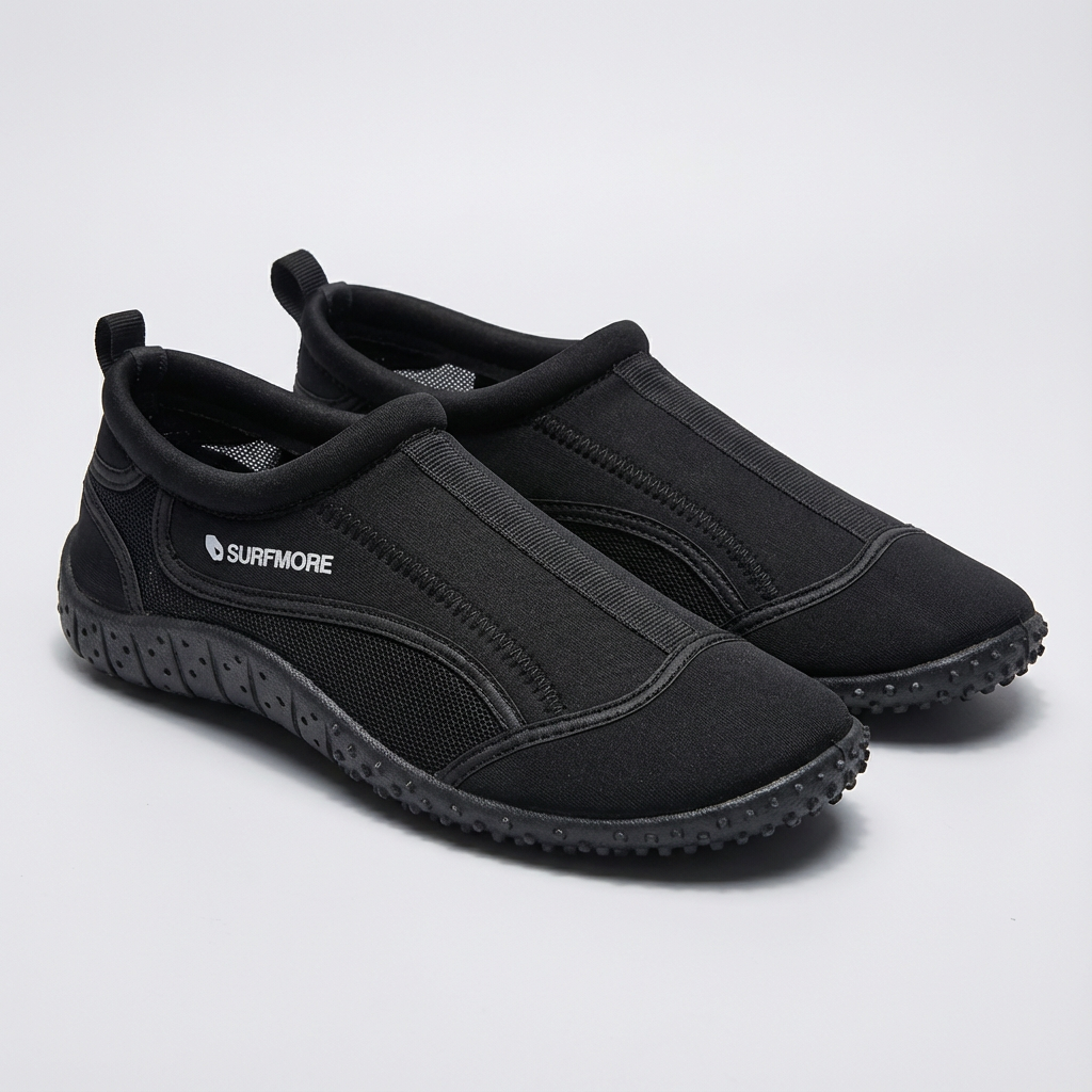 SURFMORE Neopren Badesko (2 mm) - Sort - 37