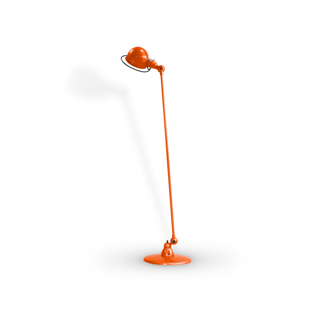 Loft D1200I gulvlampe fra Jieldé - Orange / Blank