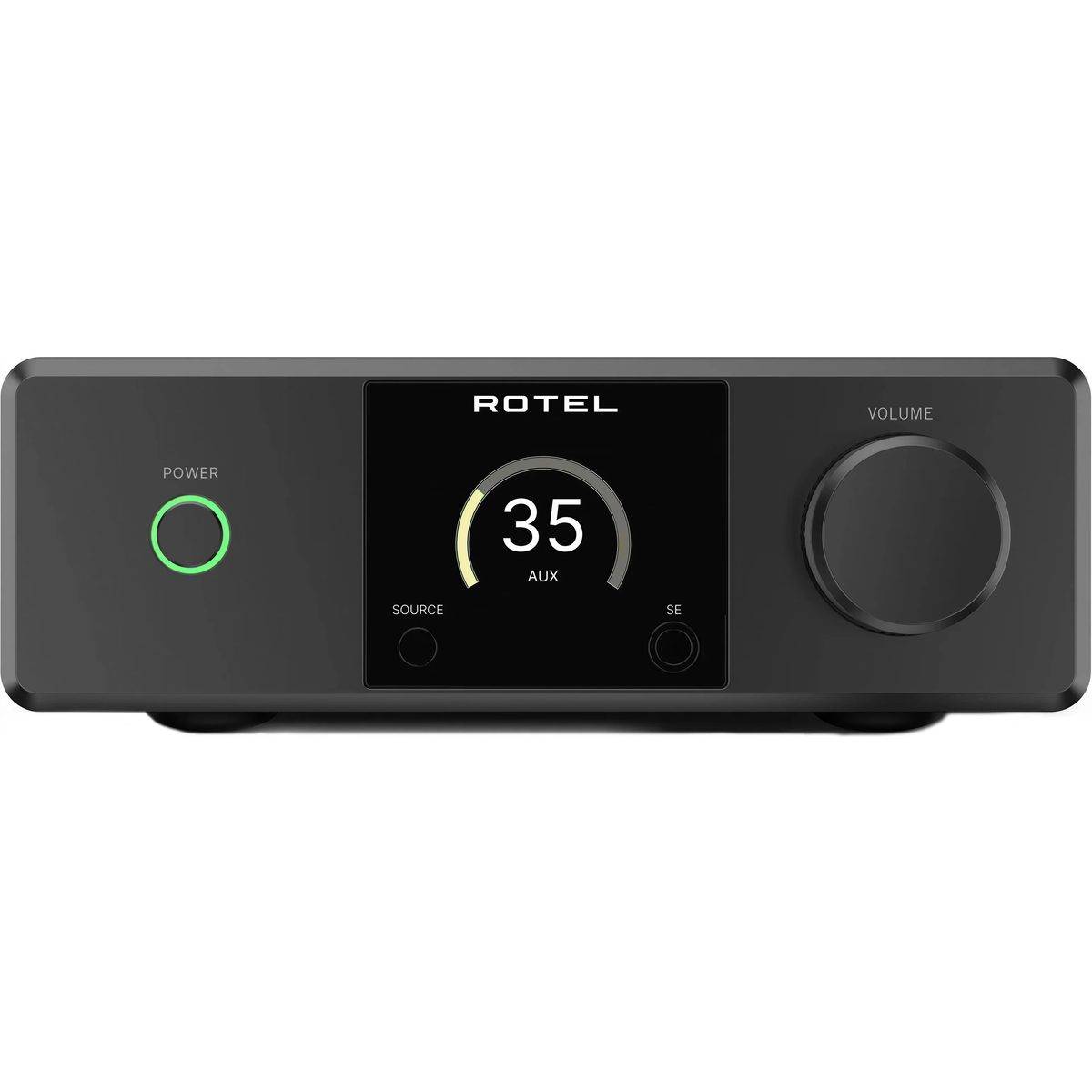 Rotel DX-5 sort - Stereo hi-fi integreret transistorforstærker, Roon Ready, A + B