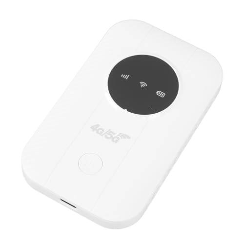 Vikye Portable WiFi Hotspot, 4G 5G Mobile Router 300 Mbps med SIM -kortplats, för Resestöd Upp Till 10 Enheter USB C Power