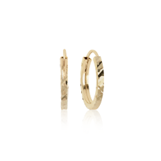 Aveny Classic - Creoler - 12 mm - 14 Karat Guld