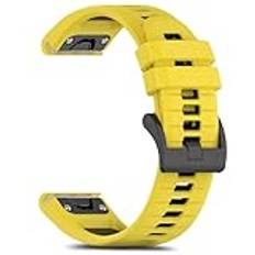 RoYiio Sportarmband för Garmin Fēnix/Garmin Enduro/Garmin Epix/Garmin Quatix/Garmin Marq armband silikon mjukt ventilerande ersättningsarmband för kvinnor och män – QuickFit 22 mm/QuickFit 26 mm,