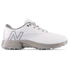 New Balance Men's White and Grey Lightweight Fresh Foam X Defender Waterproof Spikeless Golf Shoes, Size: 11.5 | American Golf