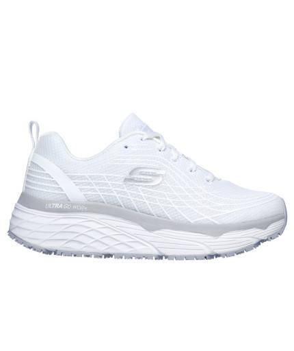 Skechers Max Cushioning SR dame arbejdssko OB, Hvid, 41
