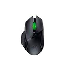 Razer Basilisk V3 X HyperSpeed anpassningsbar trådlös spelmus: Mekaniska brytare Gen-2-5G avancerad 18K optisk sensor - Chroma RGB 9 programmerbara kontroller 535 timmars batteri klassisk svart
