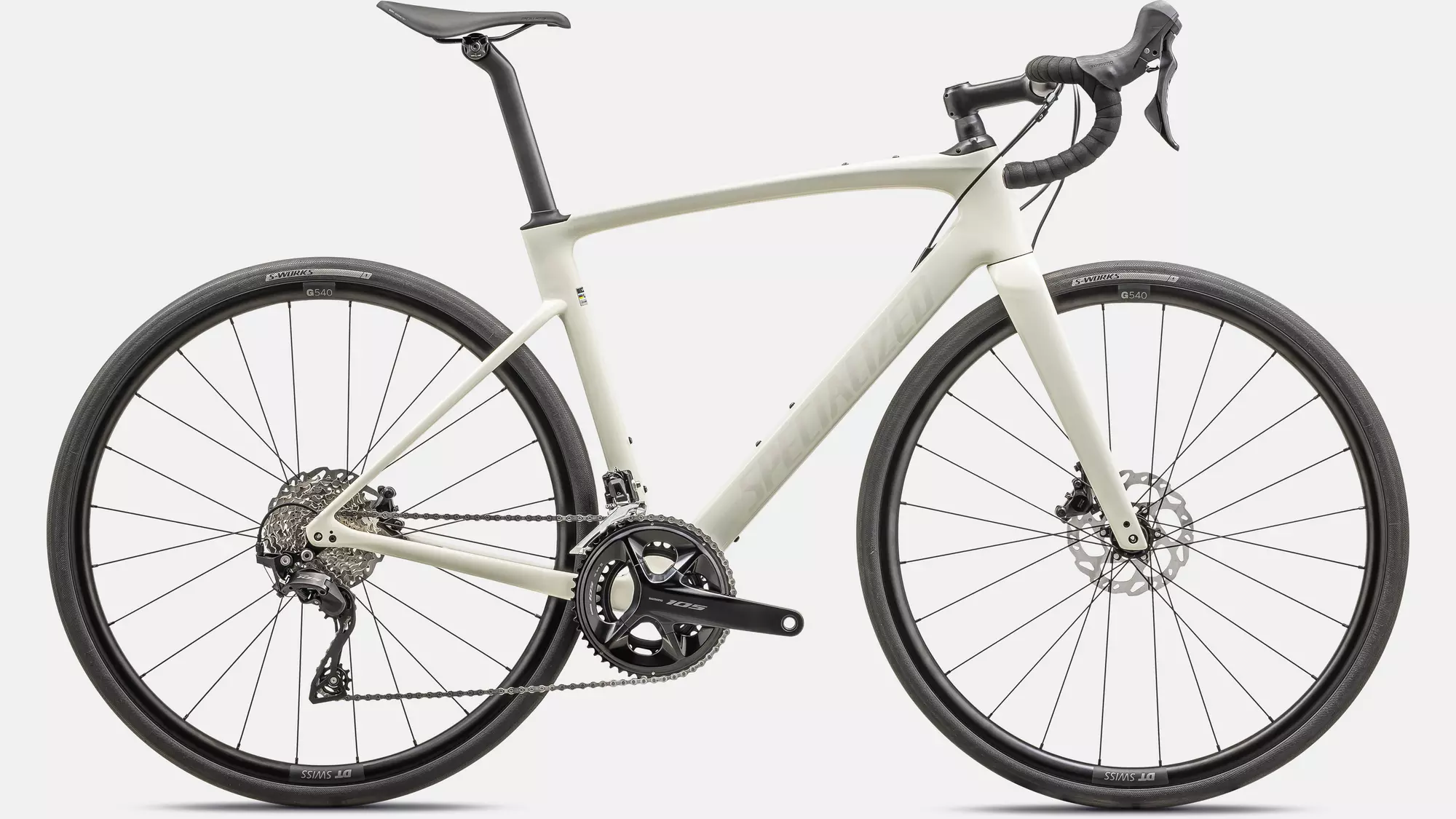Specialized Roubaix SL8 Sport 105 2025 - Shimano 105 12sp - DT Swiss G540 - 008 / 54 / METALLIC OBSIDIAN/BIRCH (54)