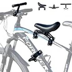 Mineup Cykelstol barn fram, mountainbike barnstol fram, cykel barnstol fram, barnstol fram, barnstol cykel fram, barncykelsits med vikbar pedal och styre för barn från 2–5 år
