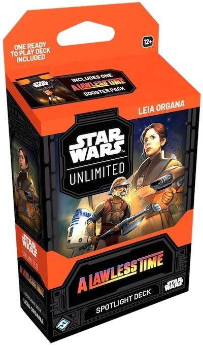 Star Wars A Lawless Time Deck Leia Star Wars Unlimited - Spotlight Deck.
