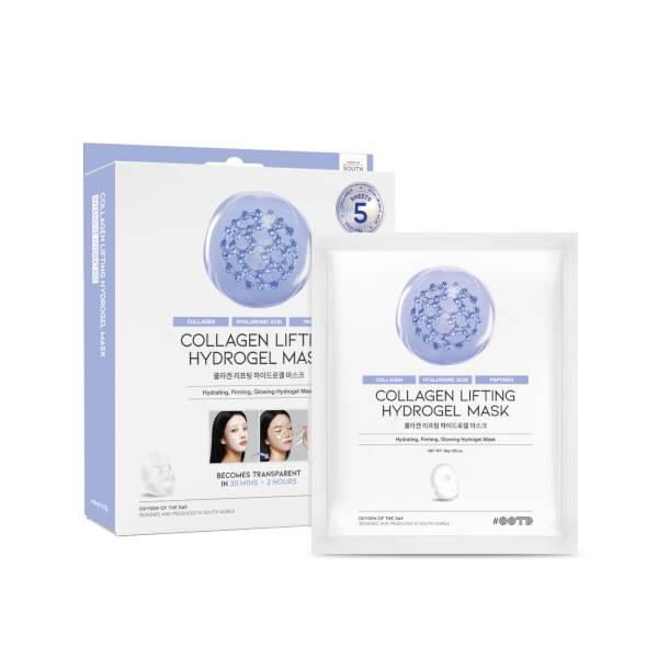 OOTD - Collagen Lifting Hydrogel Mask - 30g*5pcs - No Color