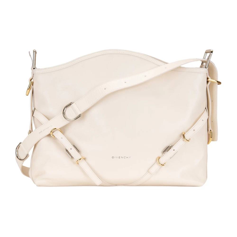 Givenchy 4G Skuldertaske - Tasker - Dame - Beige - ONE SIZE - Uld