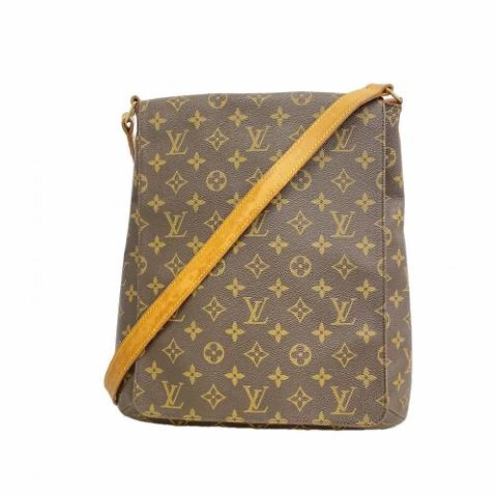 Louis Vuitton Vintage Pre-owned Skuldertaske - Vintage - Dame - Brun - ONE SIZE - Uld