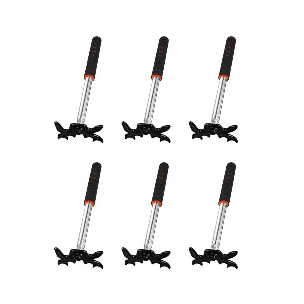 6X Retractable Billiard Cue Stick Bridge with Bridge , Billiard Pool Cue Accessory for Pool Table,Bridge ,Black