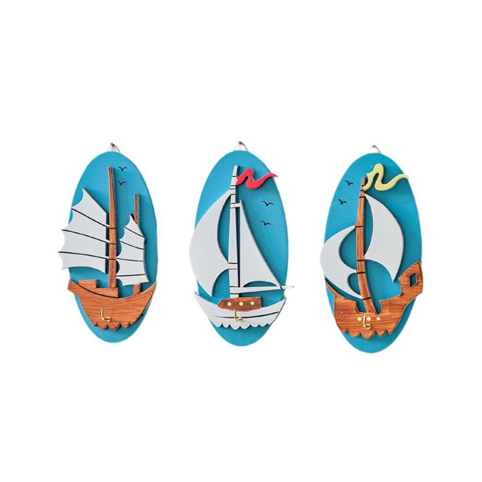 Mediterranean Decorative Hook Wall Hanging Hat Rack Clothing Store Entryway Wall Decoration Wall Key Hook