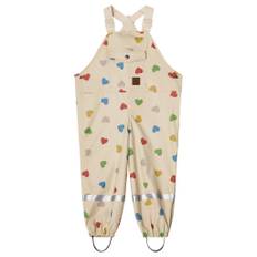 Kuling - Edinburgh Regnbyxor Rainbow Hearts - Vit