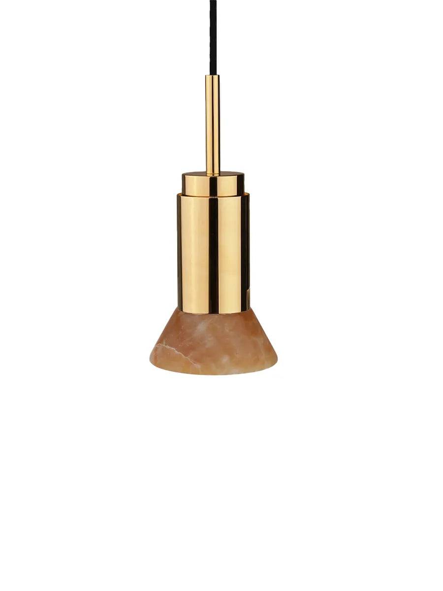 Donya ONYX Trapeze, amber fra Anour Polished Brass - Jacobsen Plus