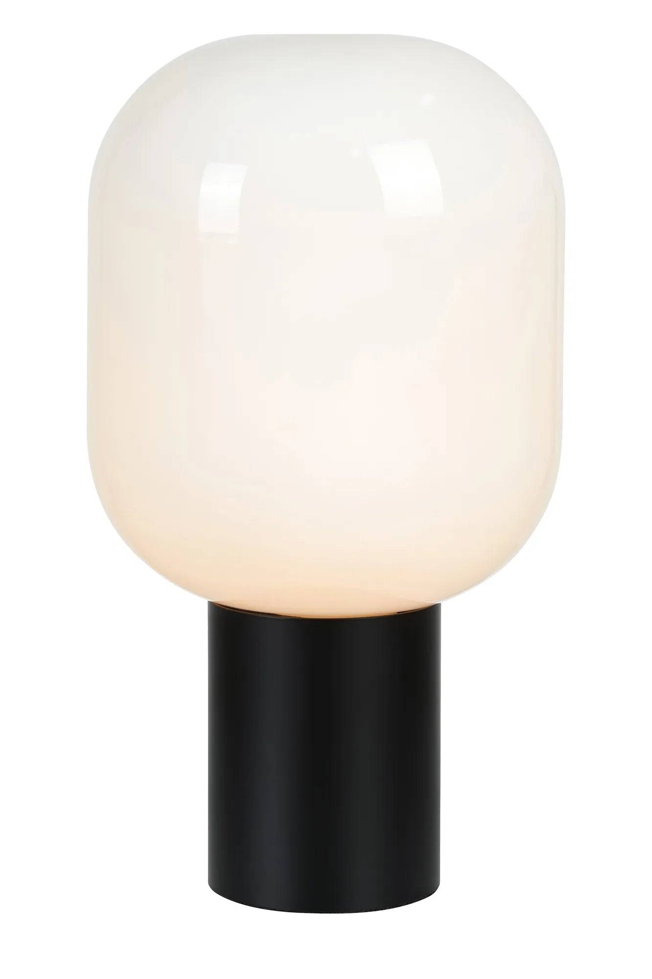 Brooklyn Bordslampa Svart/Opal 44 cm