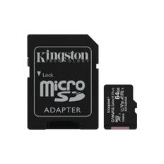 64GB Kingston Canvas Select Plus MicroSDXC Class 10 med adapter)