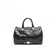 Versace Sunburst Boston Bag - Black (20x34x16 cm)