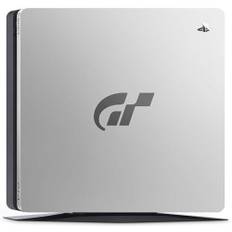 Sony PlayStation 4 Slim (PS4 Slim) | Gran Turismo Sport Edition | 1 TB | 1 Controller | sølv | Controller sort