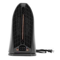 Desktop Air Heater Electric Powerful Mini Fast Radiator Fan Energy Saving Room Warmer Black