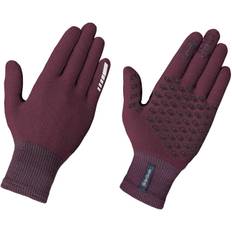 Handskar GripGrab Primavera Merino II mörkröd XS/S