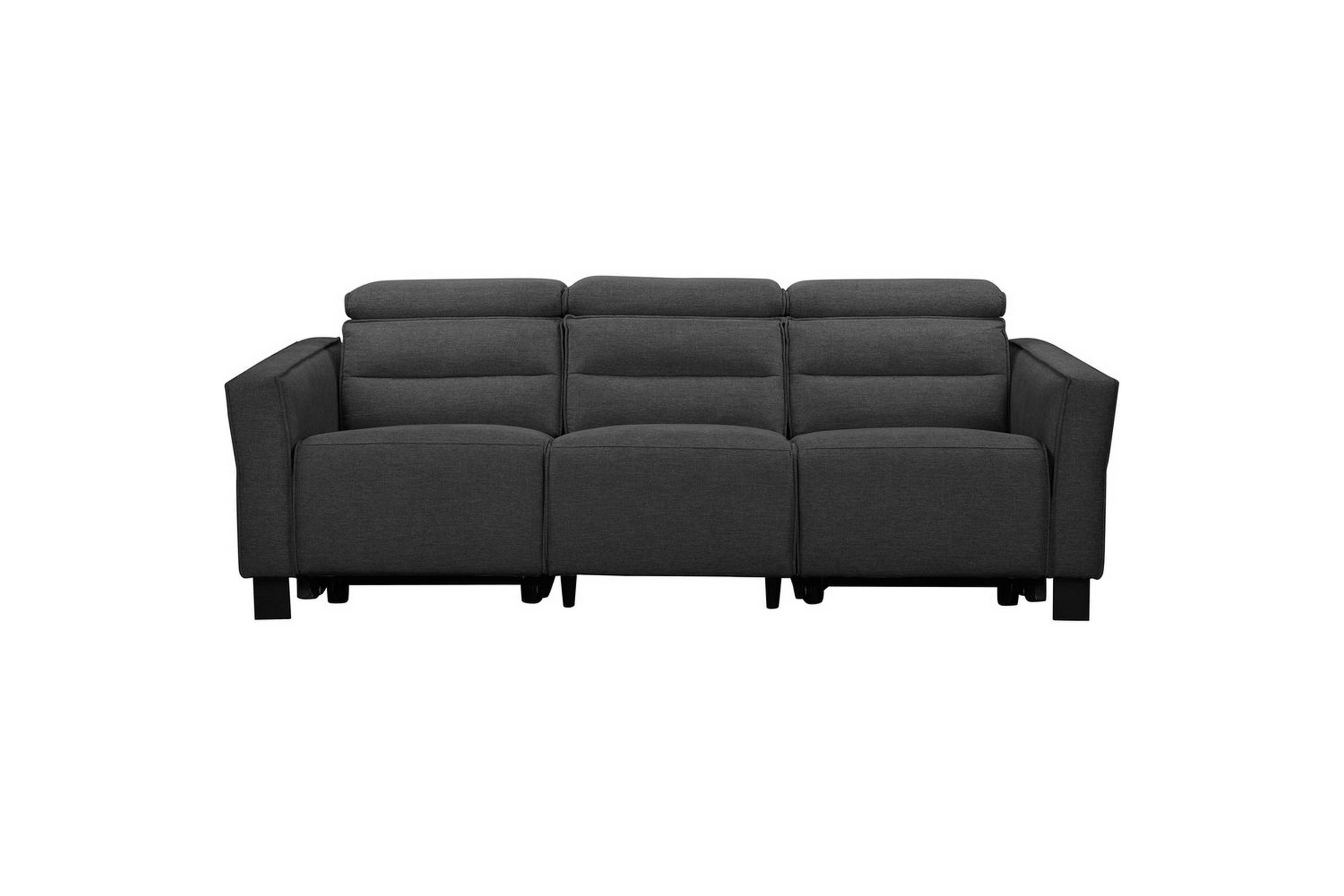Loft24 Carpari Reclinersoffa 3-sits - Grå Reclinersoffor & Biosoffor
