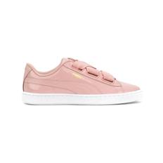 PUMA - basket heart patent sneakers - dam - gummi/nylon/lackskinn - 8.5 - Rosa