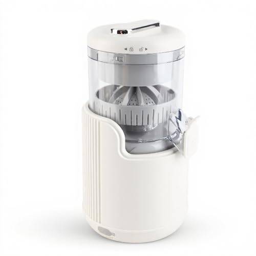 Elektrisk Citrusjuicer Läcksäker, USB-uppladdningsbar 360-graders Motorjuicepress, 500 ML Mini Portabel Juicepressmaskin för Orange Citron Lime Grapefrukt