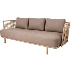 Cane-Line Sense 3-pers. loungesofa m. hyndesæt