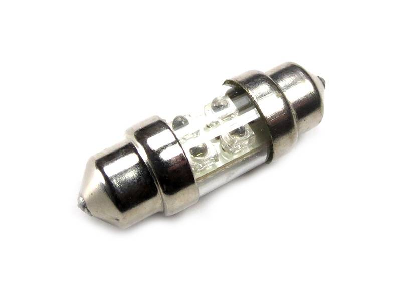 Pinolpære 12V, 31mm - 1 stk. Grøn