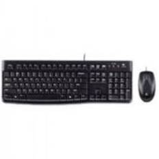 Logitech Desktop MK120 tastatur + mus sort