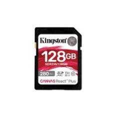 Kingston - Canvas React Plus V60 SD Memory Card - SDR2V6/128GB SDXC U3