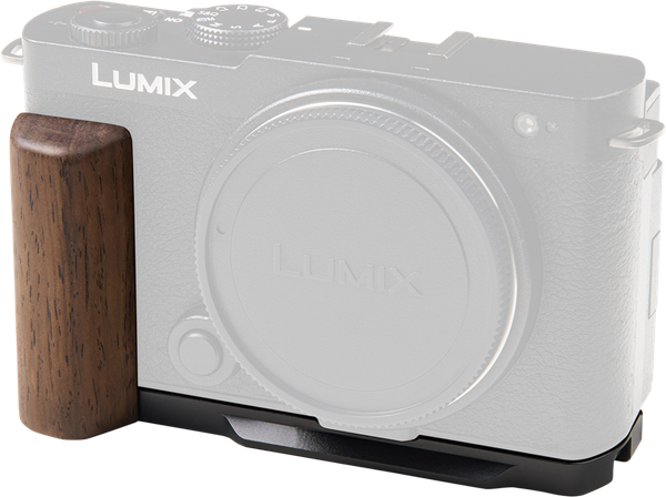 SmallRig 5945 L-Shaped Mount Plate with Wooden Handle for Panasonic S9