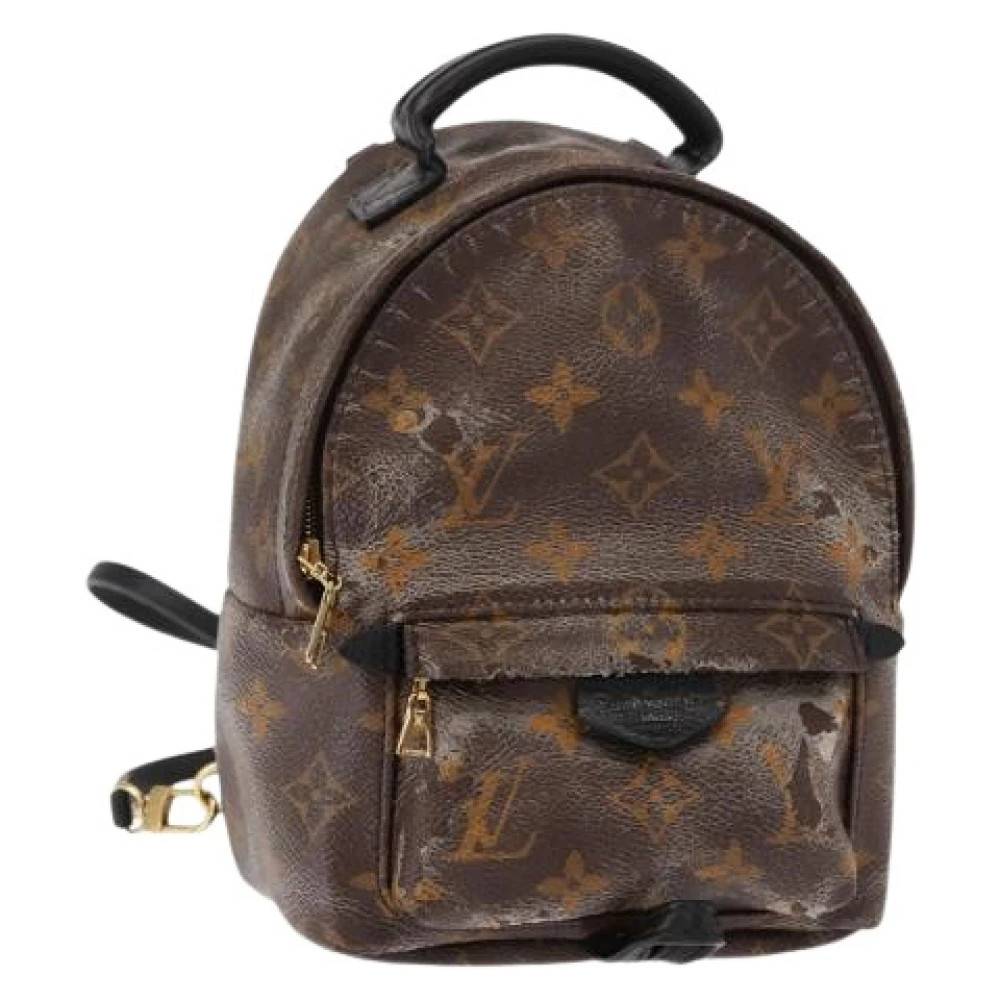 Louis Vuitton Vintage Pre-owned Canvas Rygsæk - Vintage - Dame - Brun - ONE SIZE - Uld