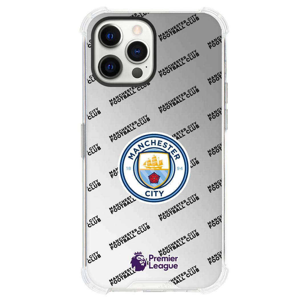 Manchester City Football Club Phone Case For iPhone Samsung Galaxy Pixel OnePlus Vivo Xiaomi Asus Sony Motorola Nokia - Manchester City Football Club Medley Monogram Wordmark.