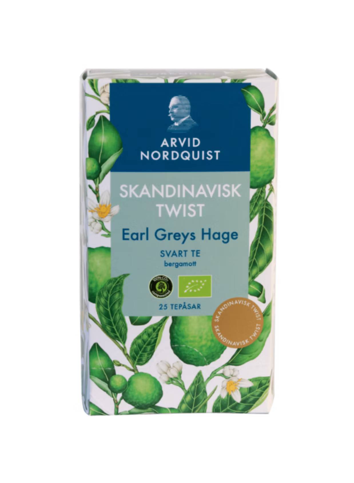 Arvid Nordquist Earl Greys Hage Svart te tepåsar 25-pack