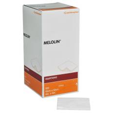 Absorberende kompres, Melolin, 10x10cm, hvid, uden klæber, latexfri, steril, 100 stk, Bandage & Forbinding,