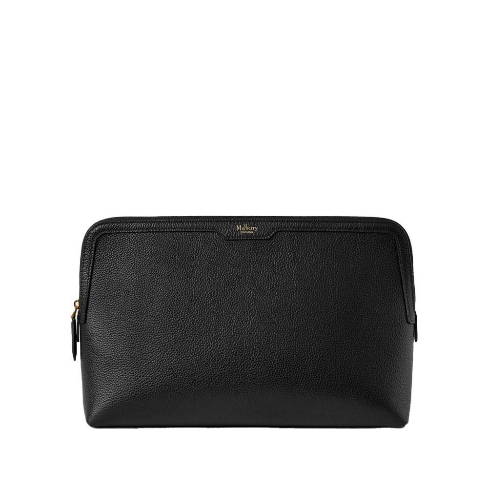 Mulberry - Klassisk Svart Sminkväska Väskor - Herr - ONE Size - Läder