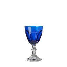 Set Of 6 Dolce Vita Acrylic Wine Glasses - Royal Blue - 01