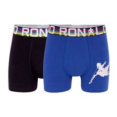 Ronaldo Boxershorts - 2-pack - Blå/Svart - JBS - 7-9 år (122-134) - Boxershorts