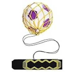 Kids Soccer Trainer, Adjustable Ball Net Kick Trainer, Soccer Ball Trainer, Soccer Dribble Trainer, Juggling Net, Soccer Kick Back Trainer For Soccer Ball Practice, Kids Soccer Practice Equipment