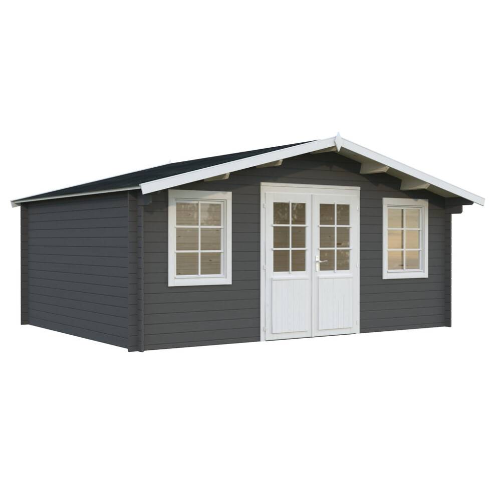 STUGA PALMAKO KLARA 17M² BASALTGRÅ/VIT