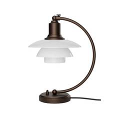 Louis Poulsen - PH 2/2 Luna Bordslampa Aged Brass/Opal Glass