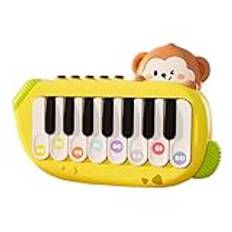 Pocket Piano, Small Piano,Barn Piano Keyboard Monkey | Barn Piano Keyboard Bärbara multifunktionella musikinstrument Leksaker för 3-5 år gamla barn