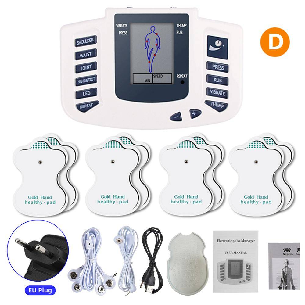 JR309 Digital 8 Lägen EMS Elektrisk Muskelstimulator Kroppsfysioterapi TENS Massager Puls Meridianterapi Instrument Slappna av