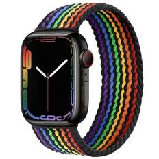 Elastiskt Apple Watch Armband 42mm/44mm/45mm/49mm Flerfärgad XS