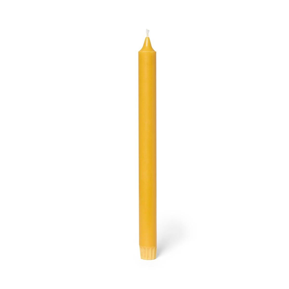 Kronljus H28cm Gul
