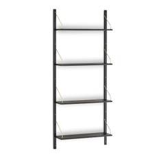 Royal System 4 hylder - Sort Eg - dk3
