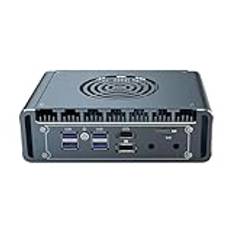 Tuofudun Firewall Mini PC 12:e generationen N6000 i226-V DDR4 brandväggsrouter aluminium med fläkt 4X i226 2.5G LAN PVE-dator